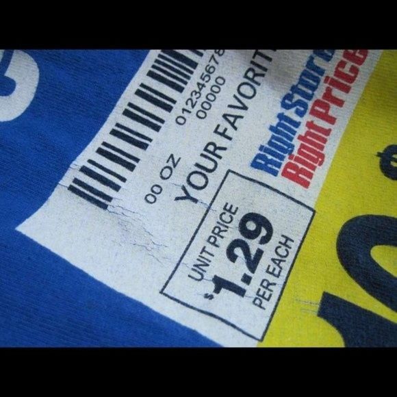 More Than 10k Ways To Save Low Price Tags Medium Blue Kroger Work T- Shirt Tee - Picture 5 of 11
